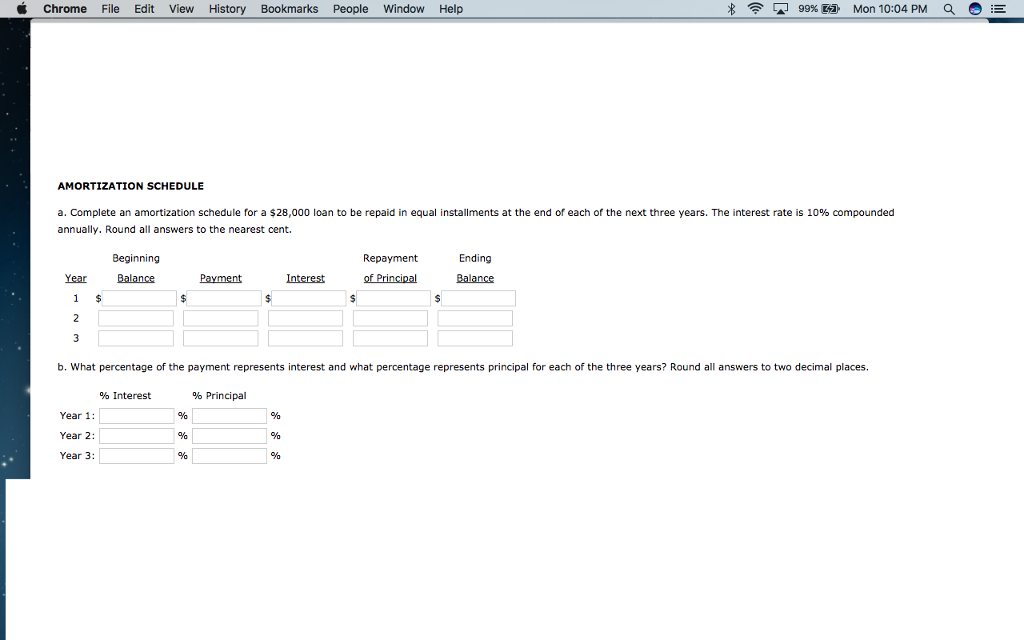  Chrome File Edit View History Bookmarks People Window Help B 99%