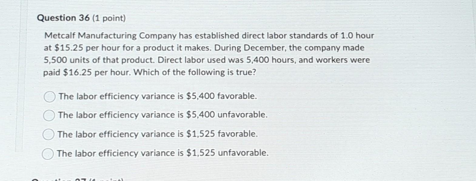 capacity, producing 5,000 units. Per unit cost information is shown in the