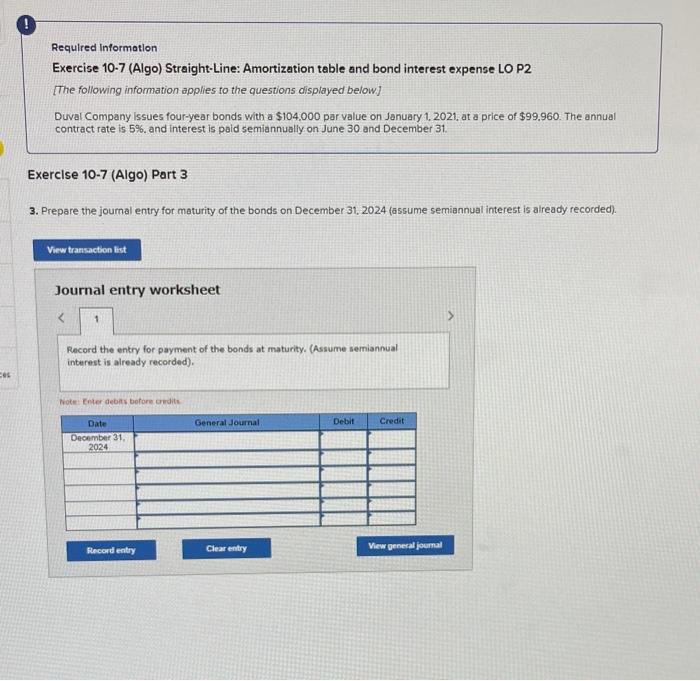 entry worksheet Record the interest payment and discount amortization on June 30,