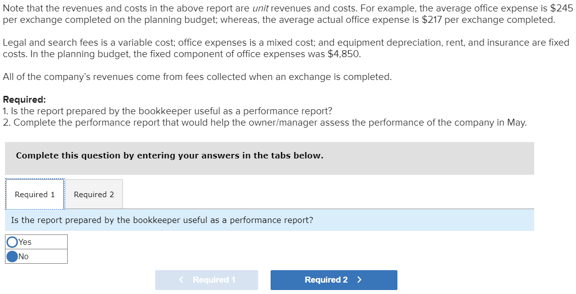 LO9-2, LO9-3, LO9-4, LO9-6] Exchange Corp. is a company that acts as