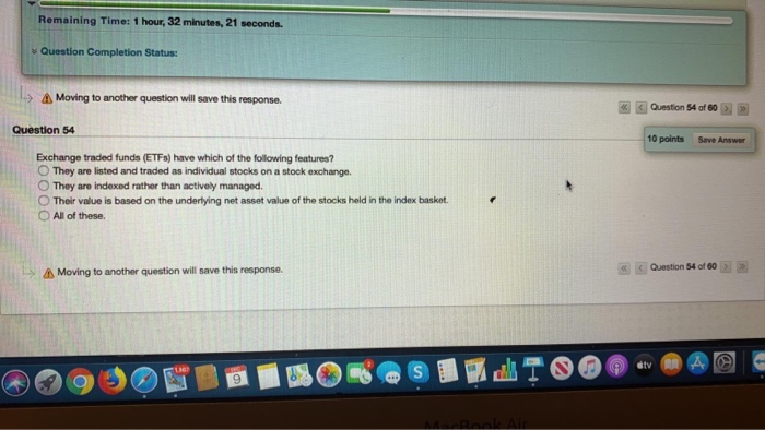 > Moving to another question will save this response. Question 42 of