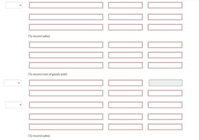 company expects a return rate of ags and uses a perpetual inventory
