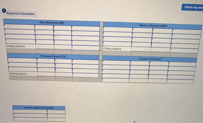 Required information Use the following information to answer questions [The following information