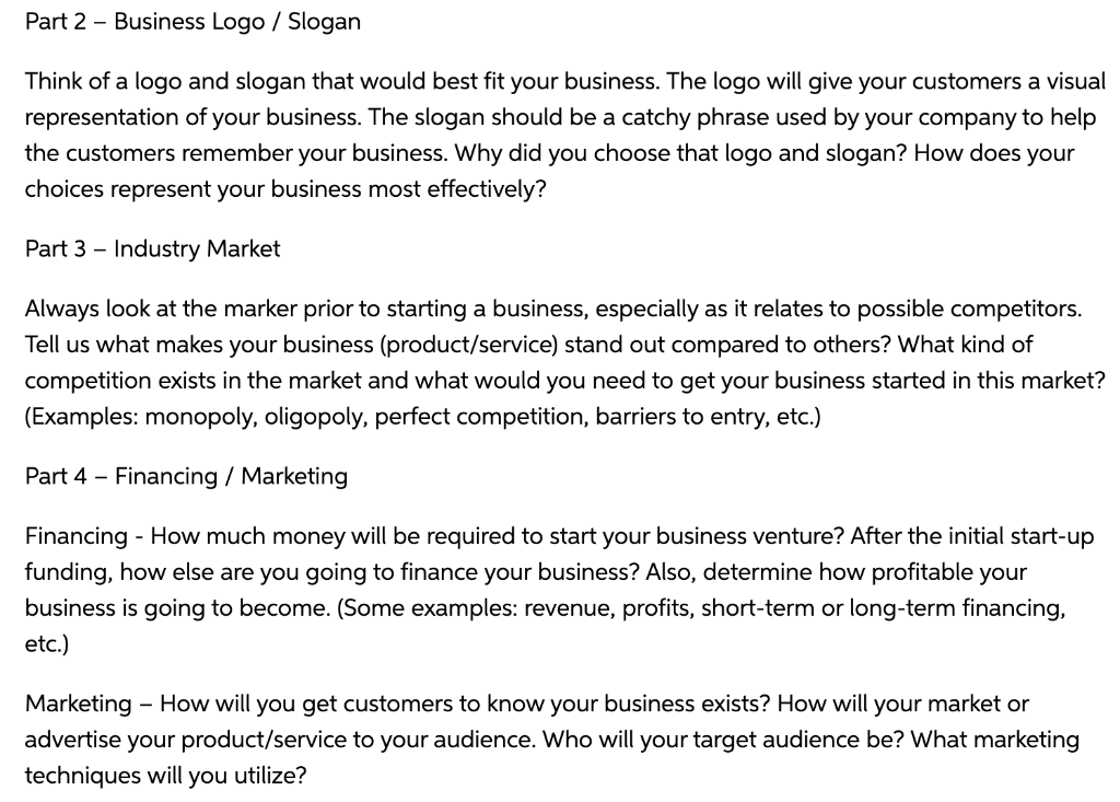 and each question it is asking in each part please do not