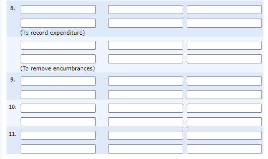 4. 5. 6. The City Council approved the budget for the general