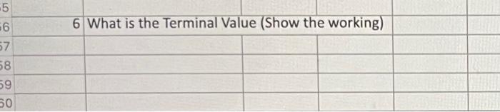  please help me answer this question! 6 What is the Terminal
