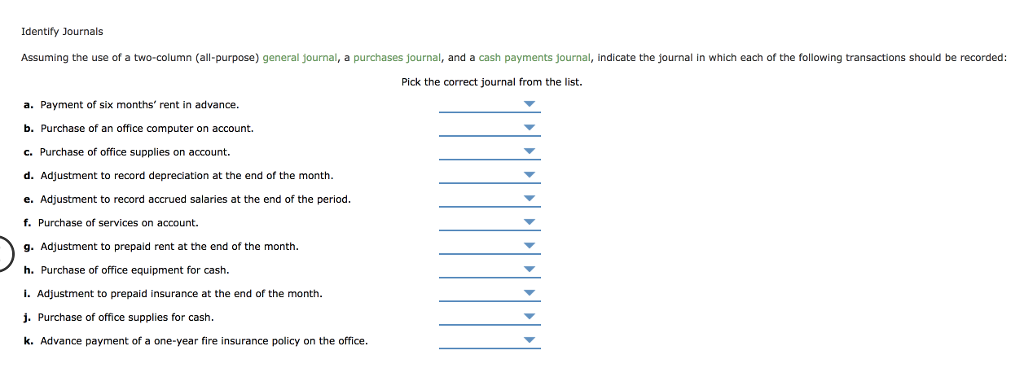 19 23 Purchased cleaning supplies for $115 on account from Klenly Supplies.