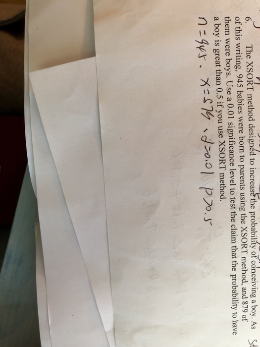  6. The XSORT method designed to increase the probabilty of conceiving