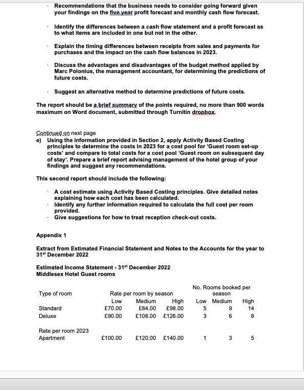 Polonius. Your role involves helping in the preparation of future budgets and