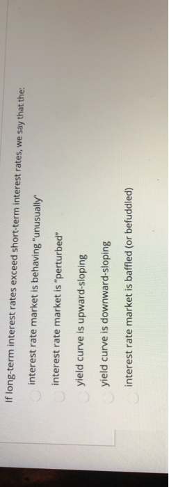 mc questions) What is the yield to maturity of a bond with