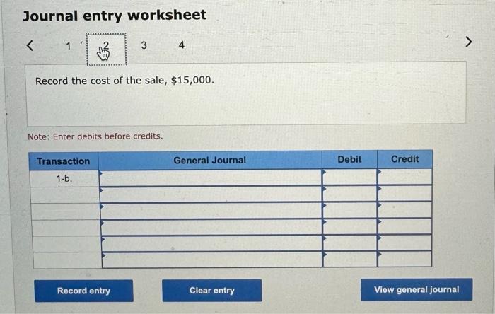 card sales transactions (the company uses the perpetual inventory system). 1. Sold