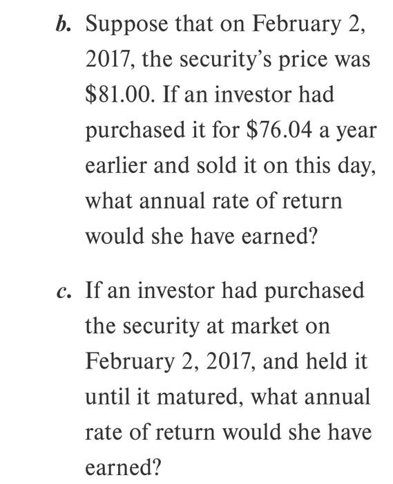 of the coupon showed as $76.04 on the investor's screen. This means