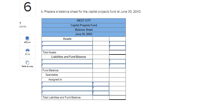 to financing and constructing the city hall occurred during fiscal 20X3 1.