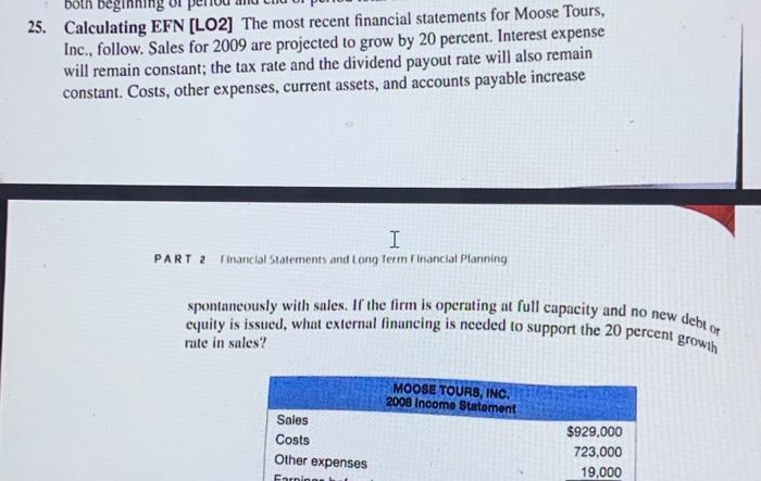  only answer number 27&28 both begin 25. Calculating EFN [LO2] The