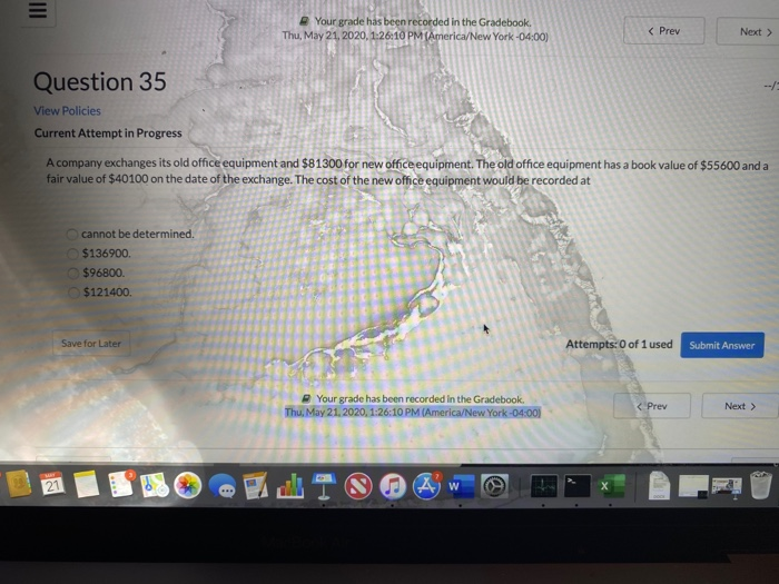 Later Current Attempt in Progress Financial statement information follows as of the