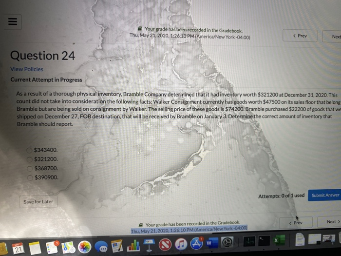neither gains nor losses are recognized immediately. Save for Later Your grade
