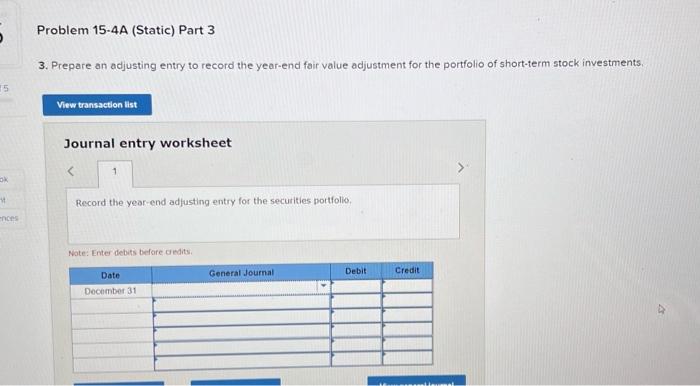 adjusting, and reporting stock investments with insignificant influence LO P4 (The following