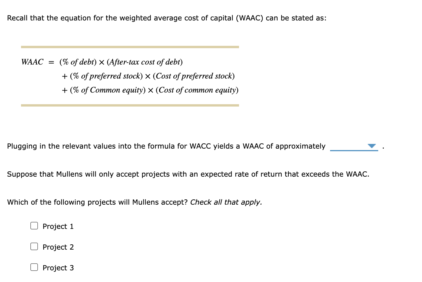 rd=20.00% and a tax rate of T=10.00%. It can issue preferred stock