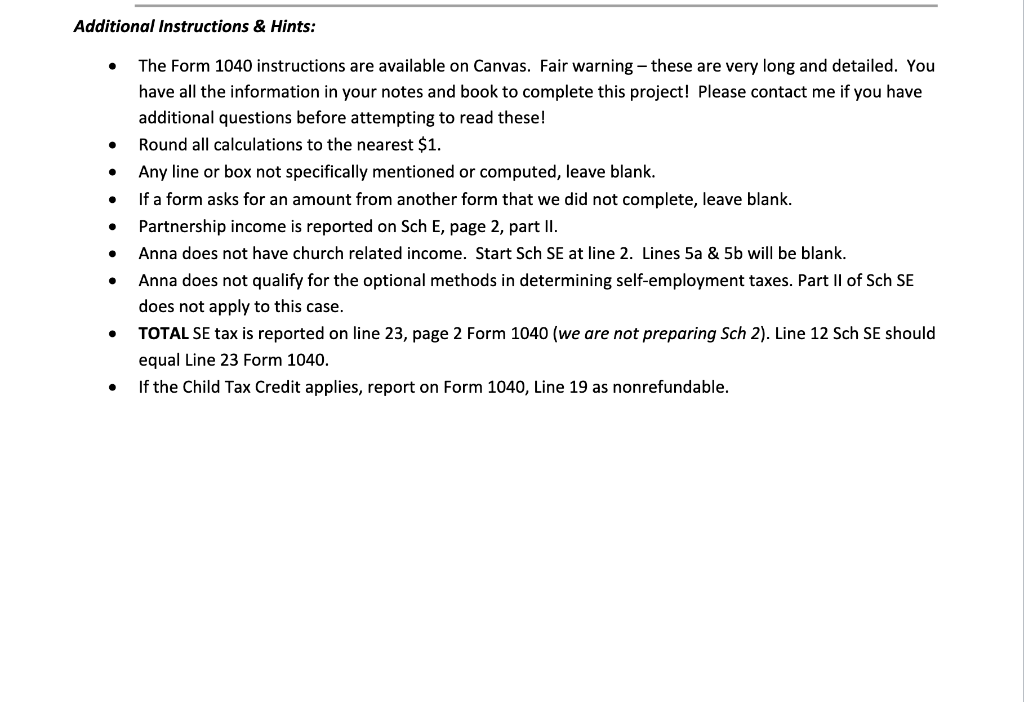 required. Although these forms will reference other form numbers, those other forms
