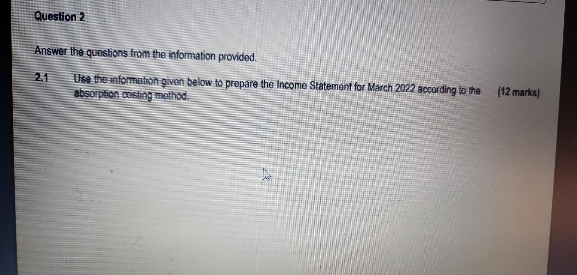 1% of the unit cost price. The cost of placing an order