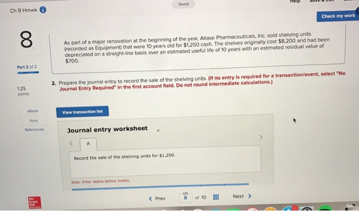 Required information The following information applies to the questions displayed below Part