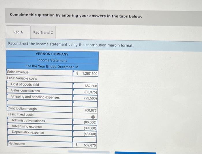 Calculate the magnitude of operating leverage. c. Use the measure of operating