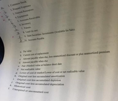  Please answer this question for Sale) Sepaitics e Fair(Market) value at