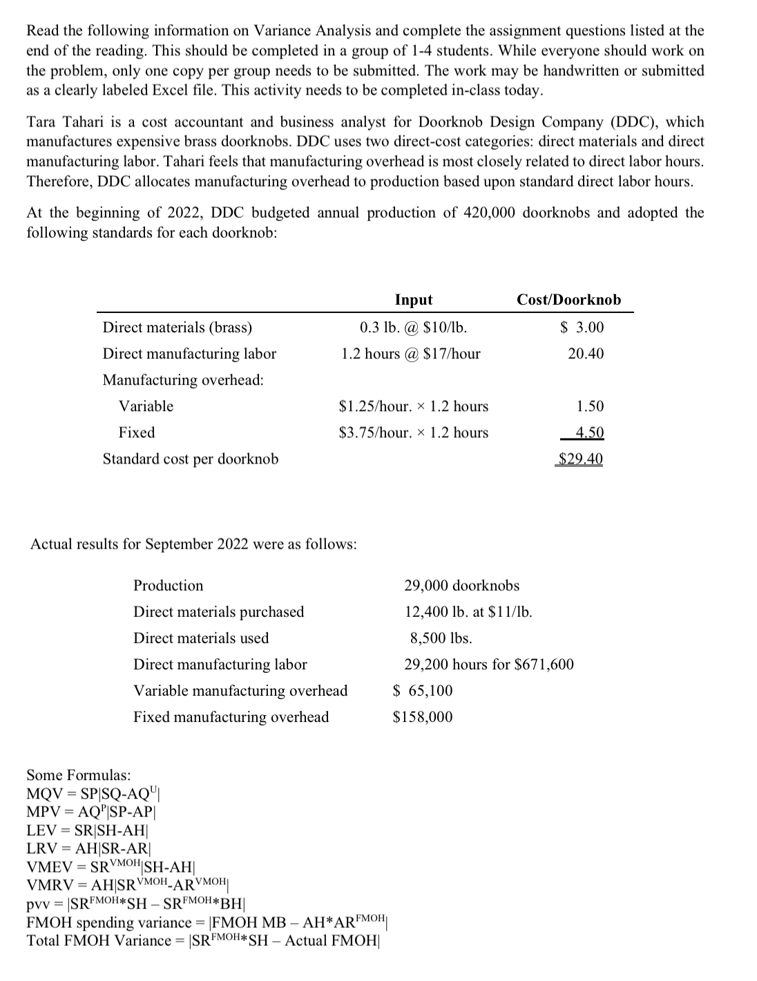 Data given: Questions (please answer part a,b,c,d Read the following information on