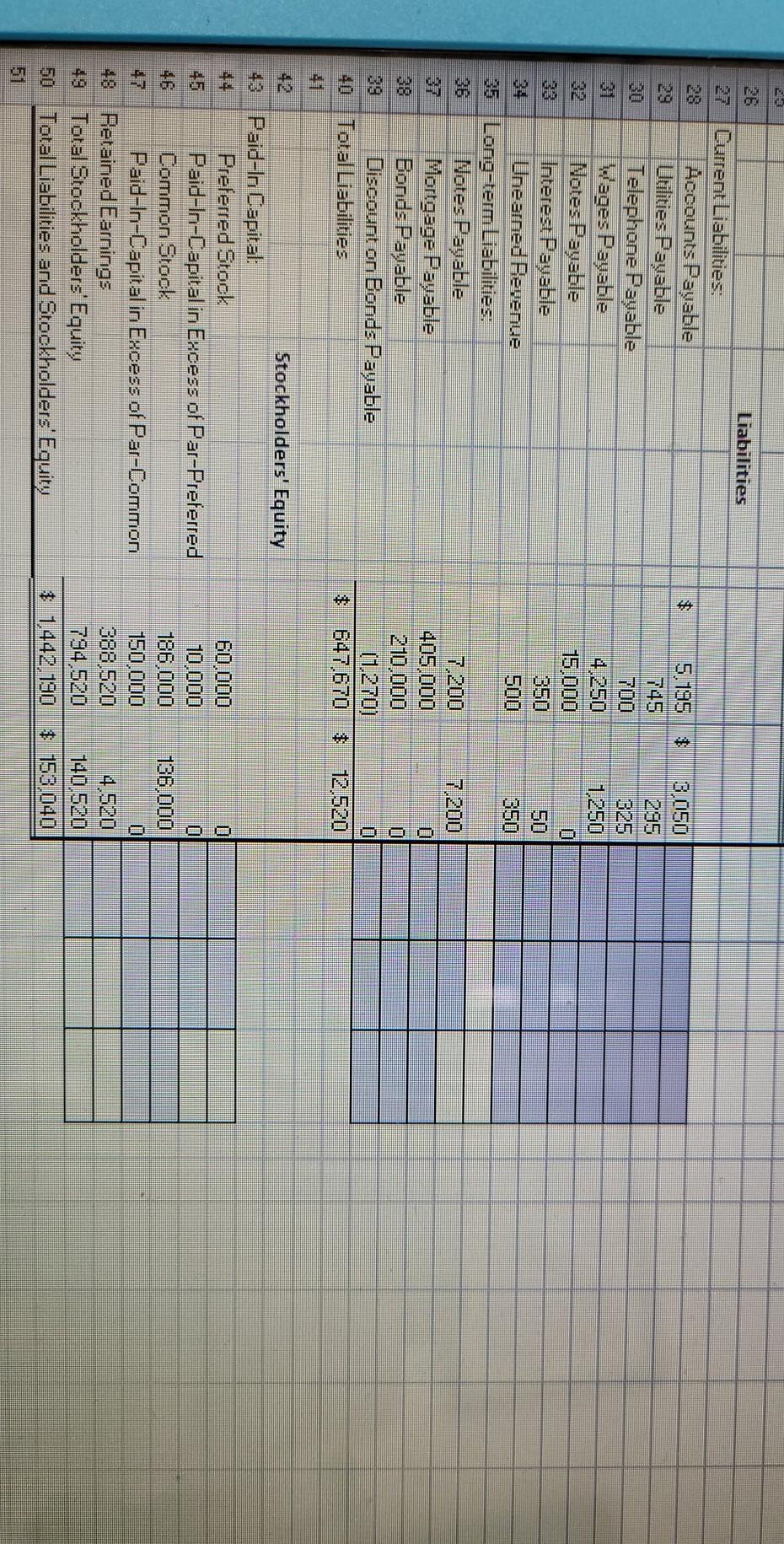 Statement of Cash Flows Excel Problem Prepare a Statement of Cash Flows