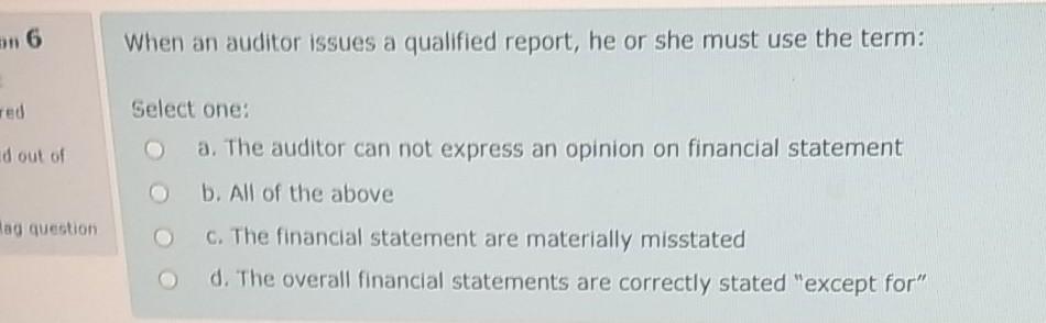 is a CPA out of question b. indicate if the auditor is