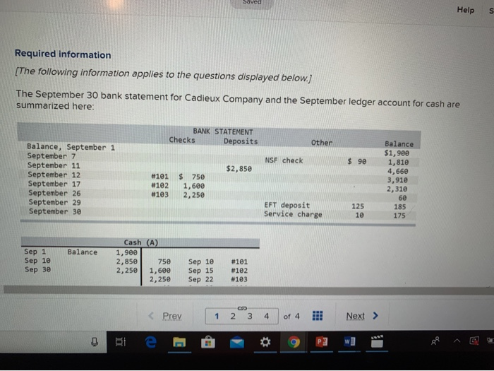 i need help figuring out this ledger account Saved Helps Required information