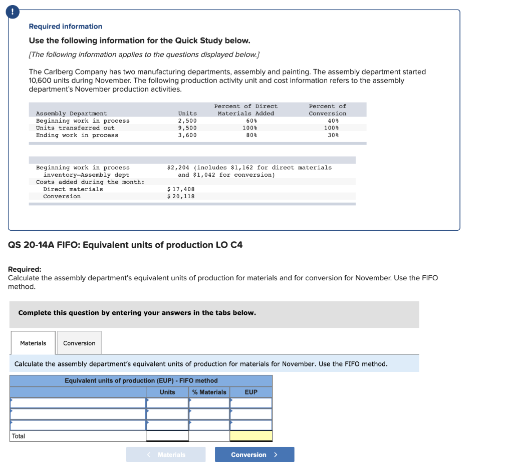 Please help me with this accounting question Required information Use the following