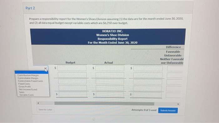 operated as proft centers. Actual operating data for the divisions listed alphabetically