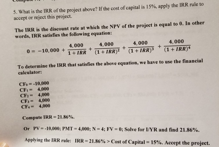For question 5: What is the answer to this and how do