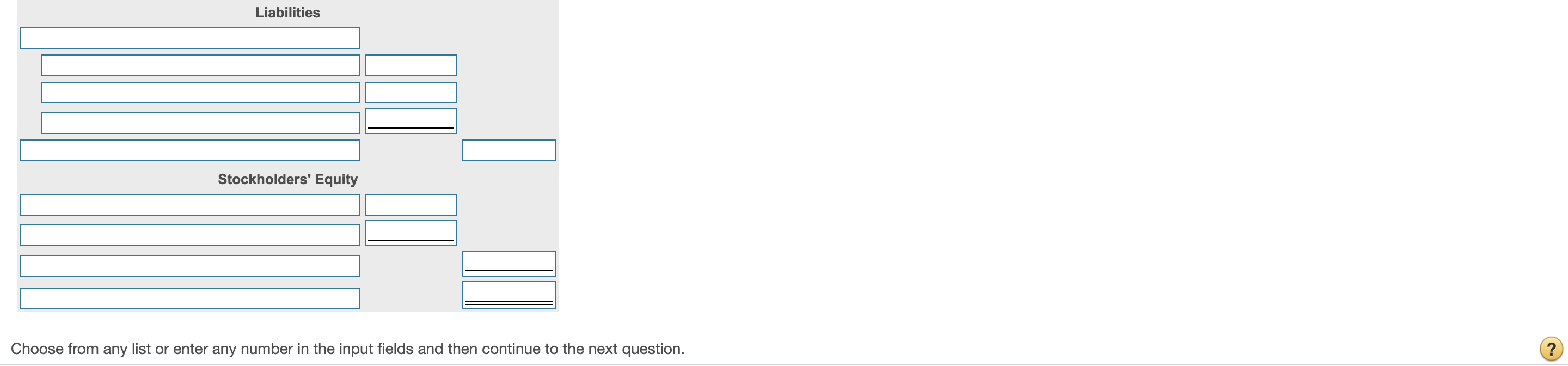 (Use a minus sign or parentheses to show a net loss. If