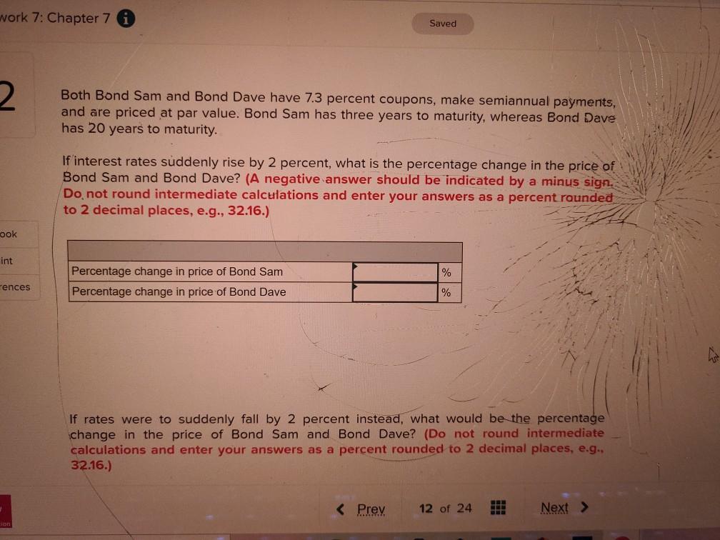 work 7: Chapter 7 Saved 2 Both Bond Sam and Bond