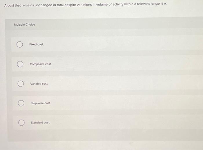 per unit variable cost. The company's total fixed costs are $96,200, The