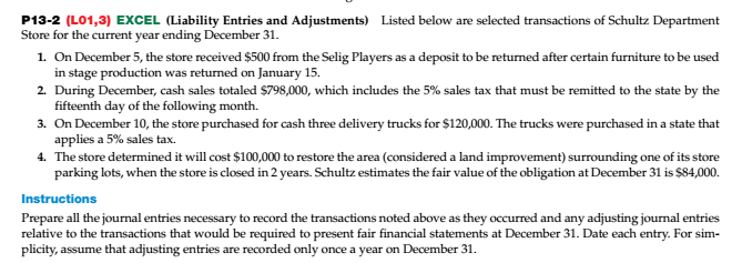 Please help by showing how to get each number. Will Rate. P13-2