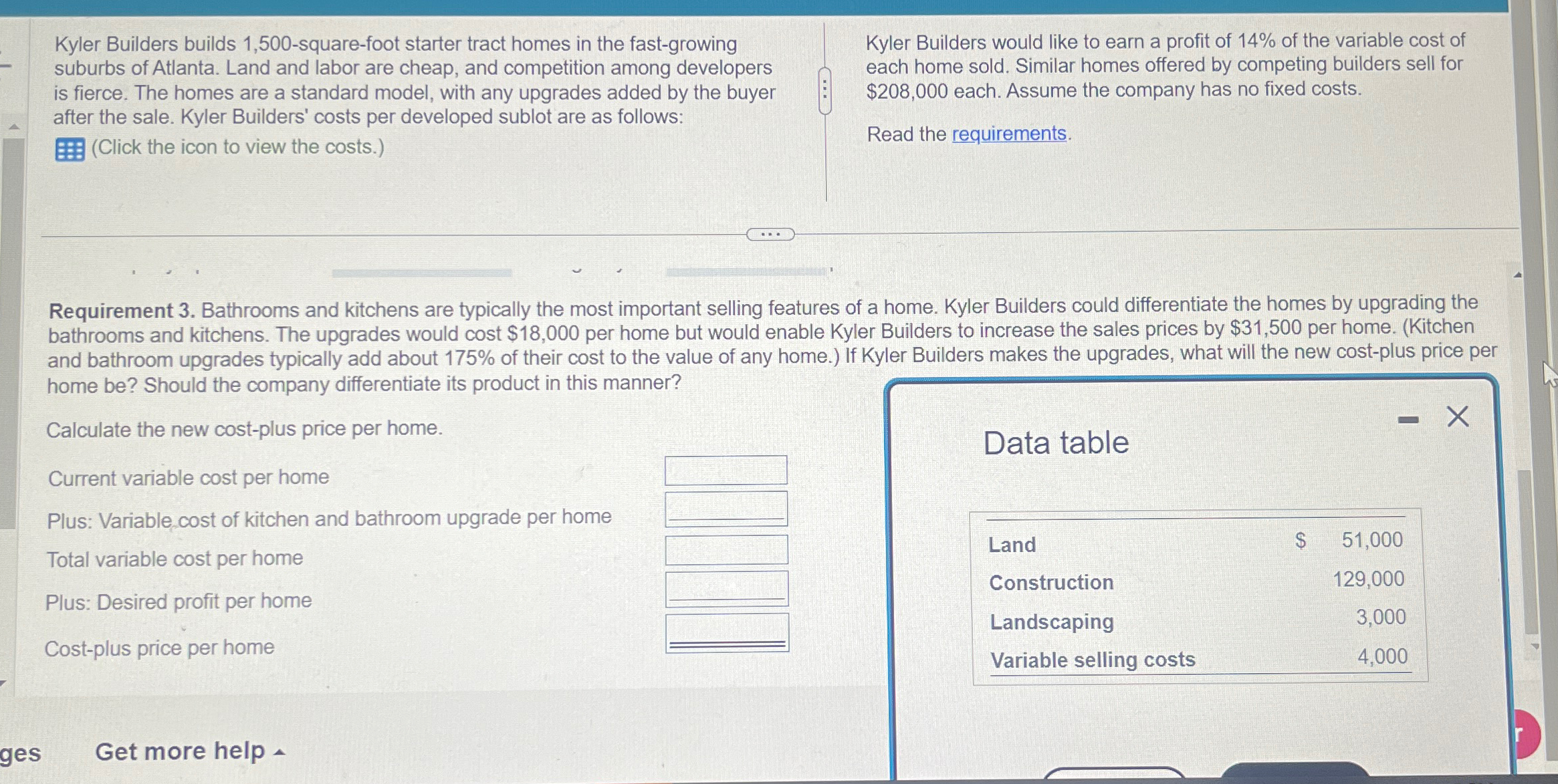  Kyler Builders builds 1,500-square-foot starter tract homes in the fast-growing suburbs