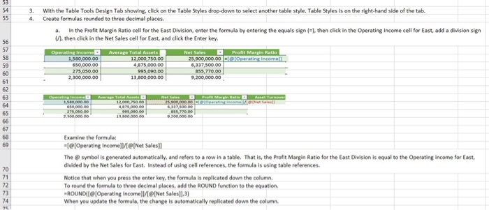 and wants the results for the three specified key performance Indicators (KPIs).