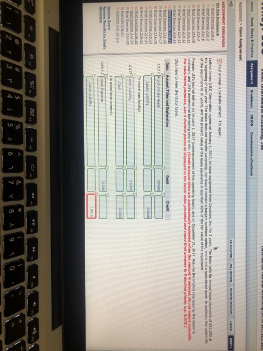 that 16M leased equipment that was carried at a cost of $125,000