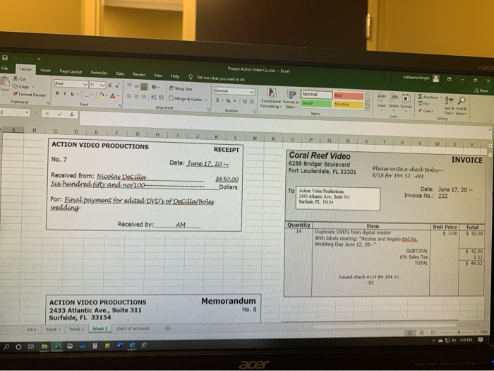 INVOICE Pay 32.100.00 today 6/7/10 323 Via Solana Boulevard Siunt parts are