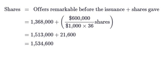  This math makes no sense: Shares = Offers remarkable before the