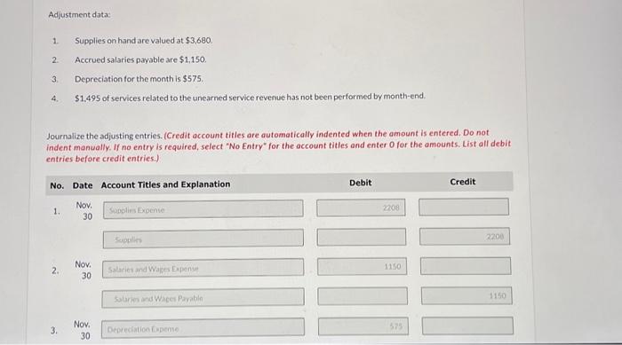 have attached some statmenets for your convinience. you only have to journallize