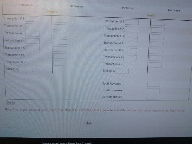 the month of July using a credit card 4 Pald for entertainment