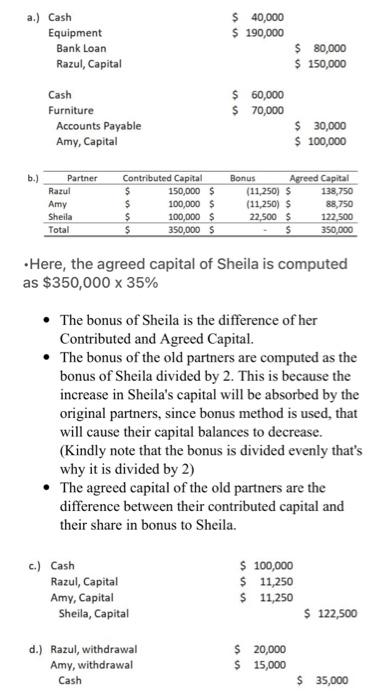 start a partnership called SA Consulting on January 1, 2020. SA Consulting