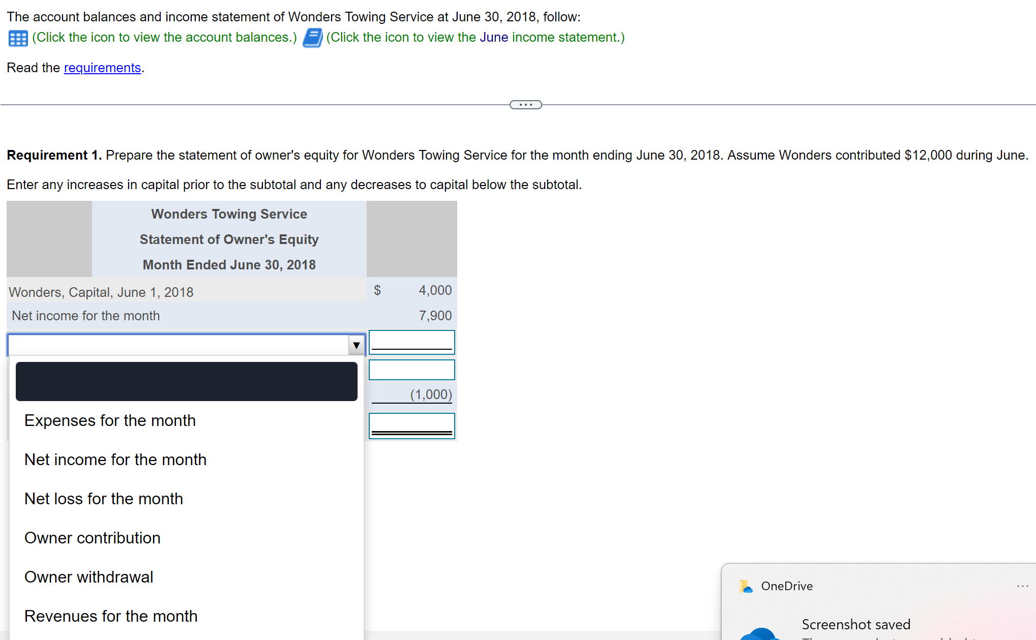the icon to view the account balances.) (Click the icon to view