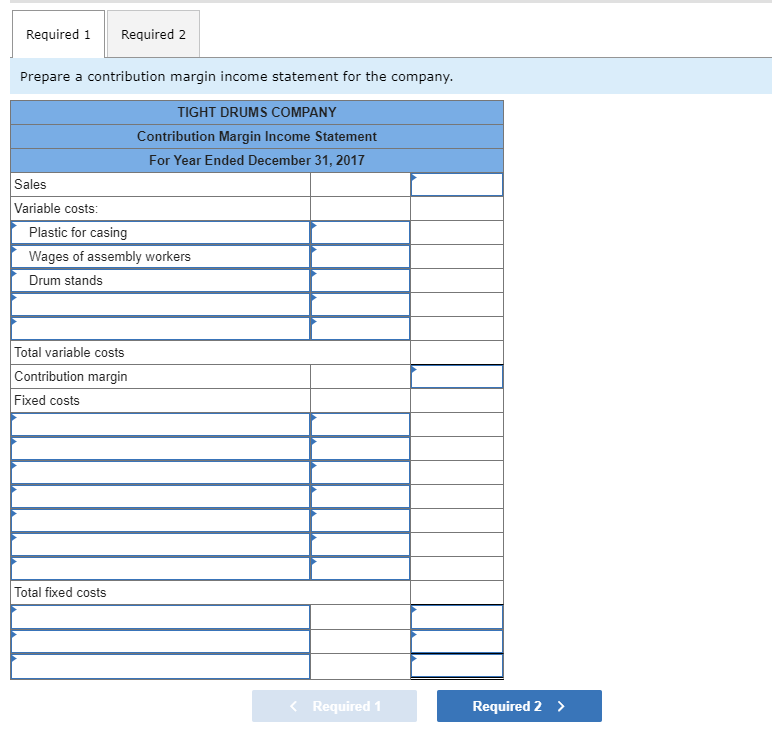 A1 The following costs result from the production and sale of 1,000
