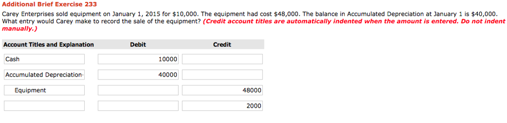 what goes under equpment 
