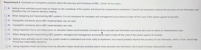 cent) Requirement 2. Explain briefly why these numburs difler from the groas